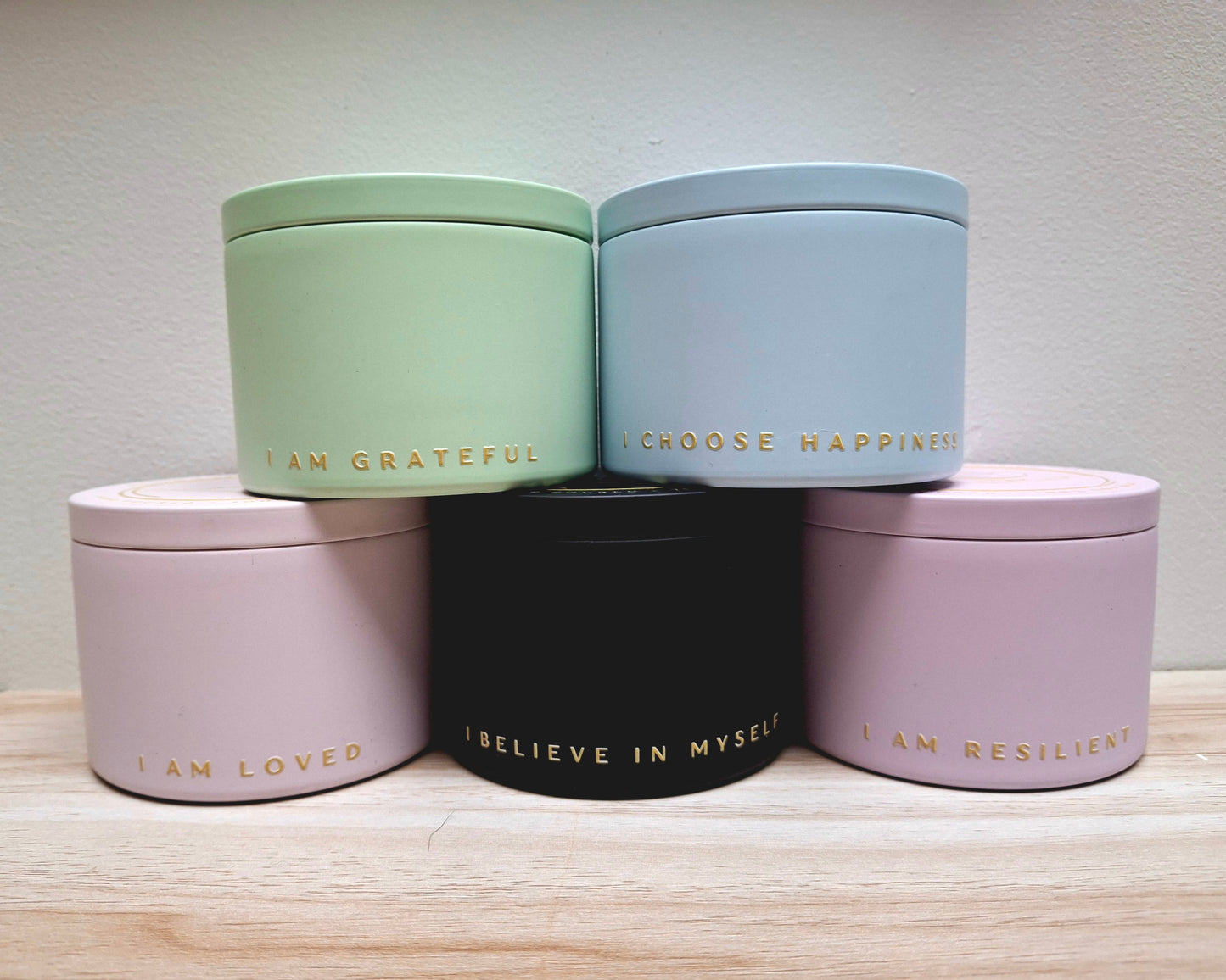 Affirmation candles