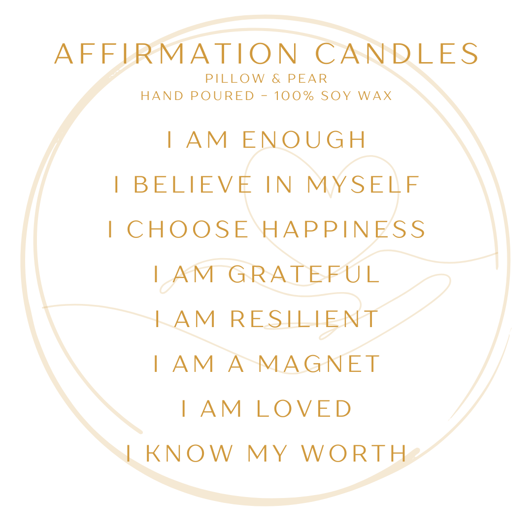 Affirmation candles